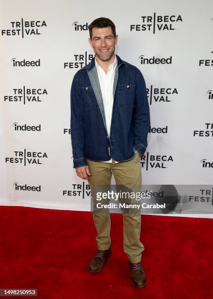 Max Greenfield attends the "First Time Female Director" premiere during the 2023 Tribeca Festival at SVA Theatre on June 12, 2023 in New York City.