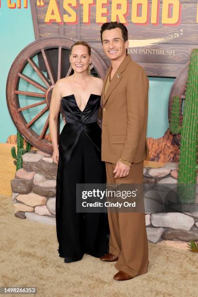 Aimee Mullins and Rupert Friend attend the "Asteroid City" New York Premiere at Alice Tully Hall on June 13, 2023 in New York City.