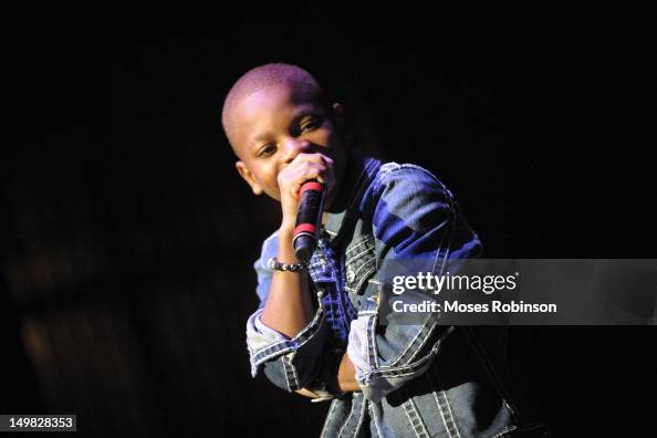 Rap artist Lil' Niqo performs during the Girl Tour at The Fox Theatre ...