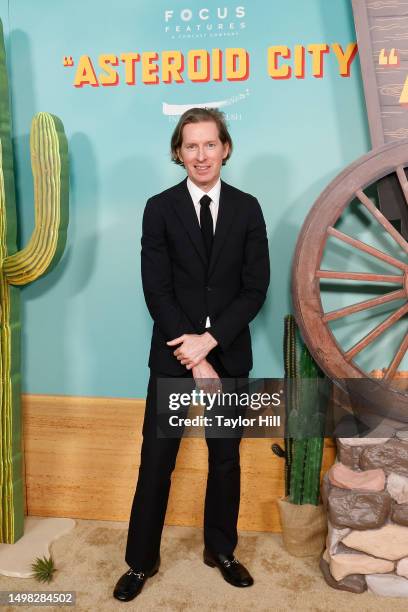Wes Anderson attends the New York premiere of "Asteroid City" at Alice Tully Hall on June 13, 2023 in New York City.