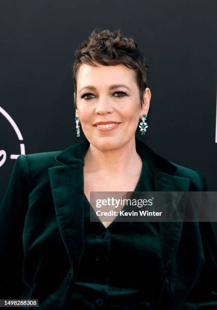 Olivia Colman attends Marvel Studios' "Secret Invasion" launch event at El Capitan Theatre on June 13, 2023 in Los Angeles, California.