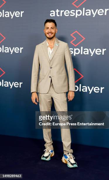 Nando Escribano attends a presentation event for new features of the Atresplayer platform at the Callao City Lights cinema, on June 13 in Madrid,...