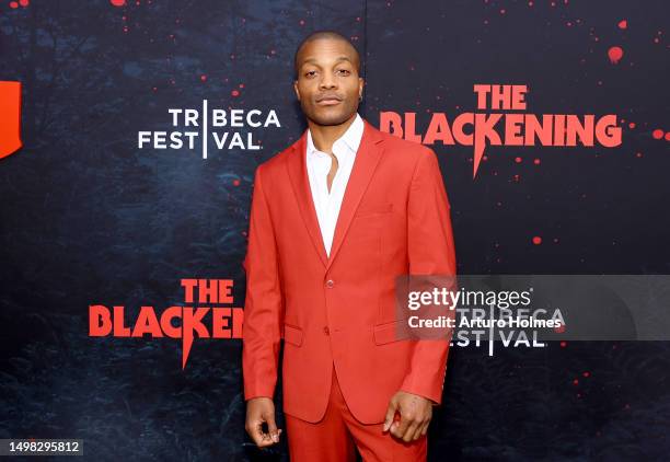 Jermaine Fowler attends 'The Blackening' Tribeca Film Festival Premiere at The Apollo Theater on June 13, 2023 in New York City.