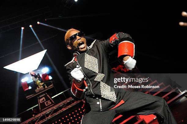 Recording artist Prodigy of Mindless Behavior perform during the Girl Tour at The Fox Theatre on August 4, 2012 in Atlanta, Georgia.