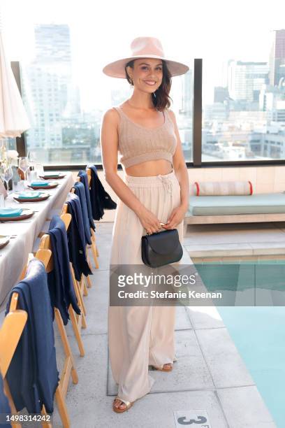 Nathalie Kelley attends the Cuyana Nuestra Raíces Dinner with Gina Rodriguez, María Elisa Camargo, Nathalie Kelley and Elsa Marie Collins at The...