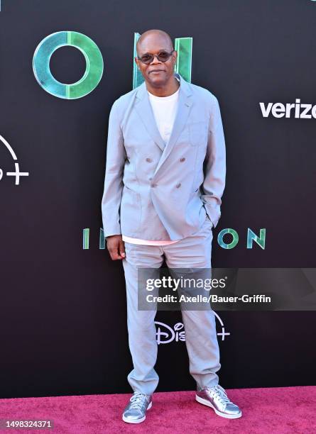 Samuel L. Jackson attends Marvel Studios' New Series "Secret Invasion" Launch Event at El Capitan Theatre on June 13, 2023 in Los Angeles, California.