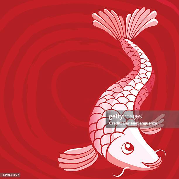 koi carp - carp stock illustrations