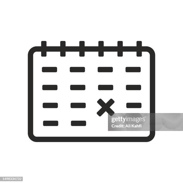 calendar icon - pledge stock illustrations