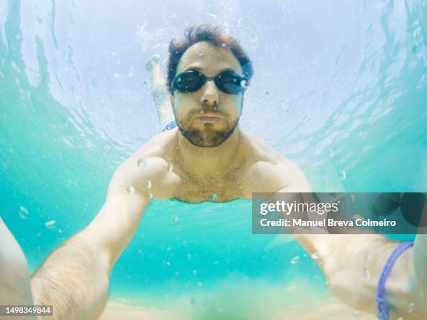 fun in the sea - algarve underwater stock pictures, royalty-free photos & images