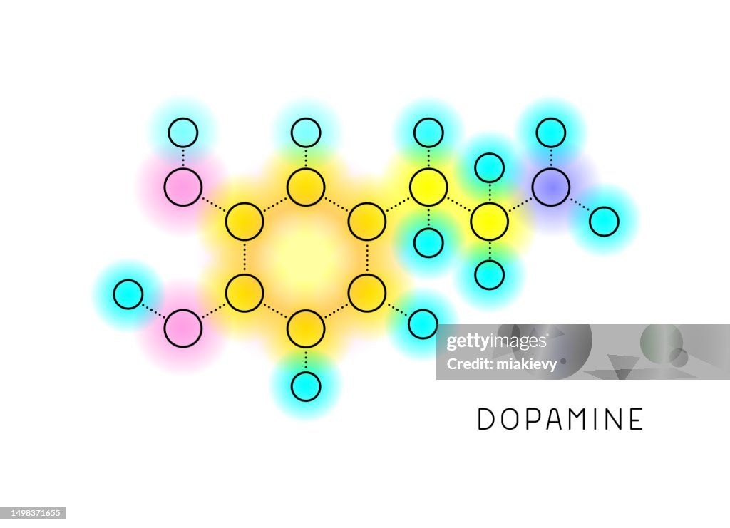 Dopamine Code Color Dopamine Molecule High-Res Vector Graphic - Getty Images