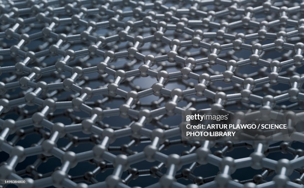 Graphan Graphene Molecular Structure Illustration High-Res Vector Graphic ...