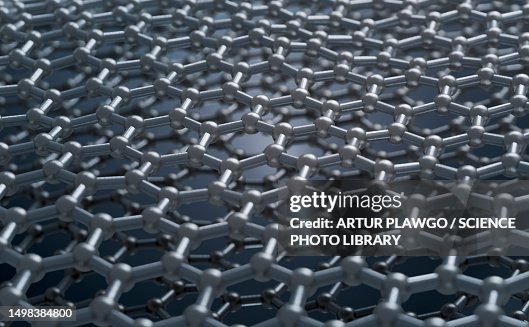 Graphene molecular structure, illustration Graphene molecular structure, illustration