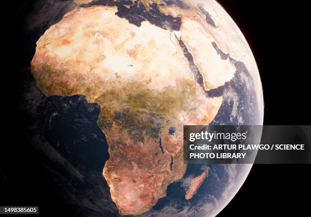 ilustraciones, imágenes clip art, dibujos animados e iconos de stock de drought in africa, conceptual illustration - cambio climático