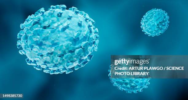 smallpox virus particles, illustration - smallpox epidemic stock illustrations