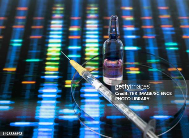 future medicine, conceptual image - genomics stock pictures, royalty-free photos & images