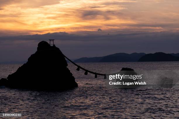 Two Rocks Japan 120 Meoto Rocks Stock Photos, High-Res Pictures, and Images - Getty Images