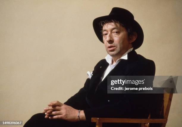 French singer and songwriter Serge Gainsbourg.