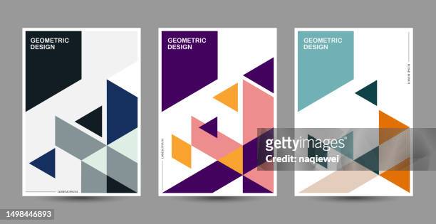 vector geometric cover minimal template banner design background - herringbone stock illustrations