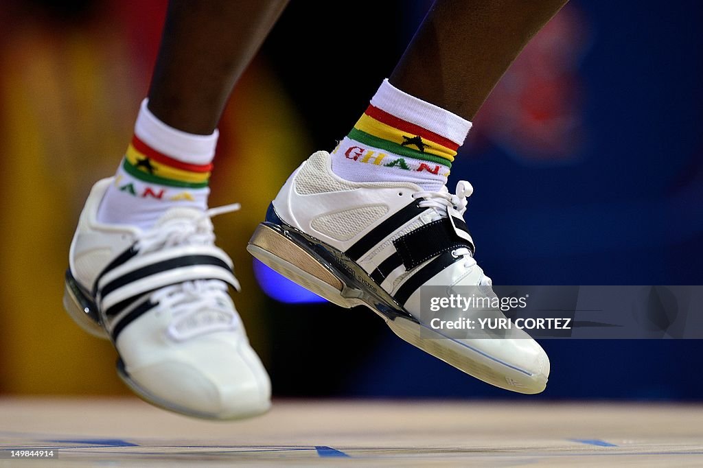 The shoes of Ghana's Alberta Boatema Amp