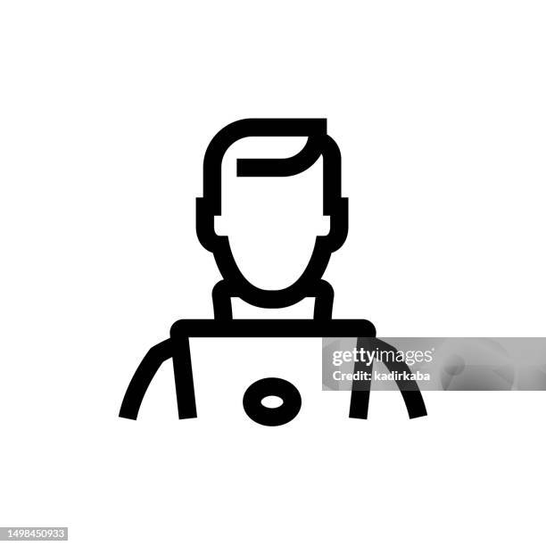 designer line icon, design, pixel perfect, editable stroke. logo, sign, symbol. graphic design, creative design. - web designer logo stock illustrations