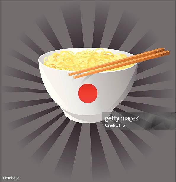 Japanese Noodles Vector High-Res Vector Graphic