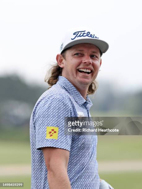 Cameron Smith of Australia looks on during a practice round prior to the 123rd U.S. Open Championship at The Los Angeles Country Club on June 14,...
