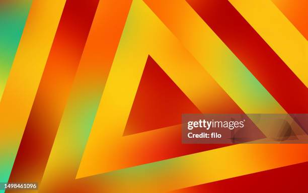 modern triangle abstract background - august background stock illustrations