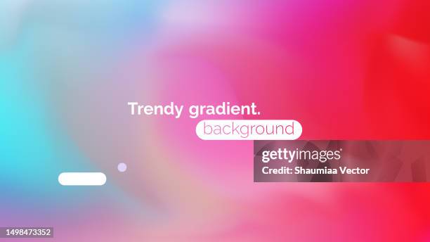 blurred defocused gradient mesh abstract background - aurora borealis stock illustrations