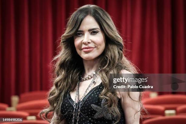 Mexican singer Gloria Trevi presents her next concert at Universal Music Festival and national tour at UMusic Hotel Teatro Albeniz on June 14, 2023...