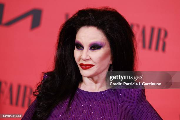 Olvido Gara, aka Alaska, attends Alaska's 60th Birthday celebrated by Vanity Fair at Hotel Palace on June 14, 2023 in Madrid, Spain.