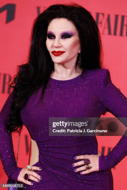 Olvido Gara, aka Alaska, attends Alaska's 60th Birthday celebrated by Vanity Fair at Hotel Palace on June 14, 2023 in Madrid, Spain.