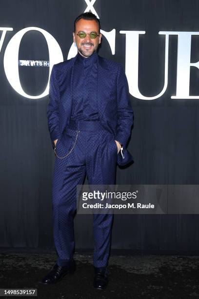 Alessandro Martorana attends the photocall during LuisaViaRoma & British Vogue – Runway Icons at Piazzale Michelangelo on June 14, 2023 in Florence,...