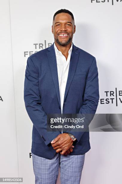 Michael Strahan attends the "BS High" premiere during the 2023 Tribeca Festival at Village East Cinema on June 14, 2023 in New York City.