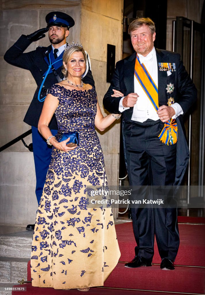 Dutch Royal Family Attend The Diplomatic Corps Gala In Amsterdam