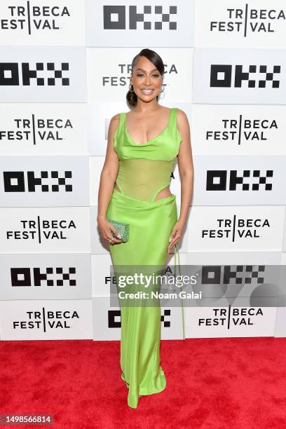La La Anthony attends "The Perfect Find" World Premiere at Tribeca Film Festival at BMCC Tribeca Center of Performing Arts on June 14, 2023 in New...