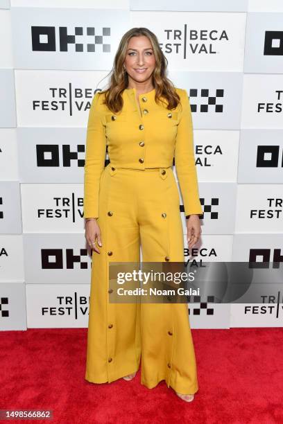 Chelsea Peretti attends "The Perfect Find" World Premiere at Tribeca Film Festival at BMCC Tribeca Center of Performing Arts on June 14, 2023 in New...
