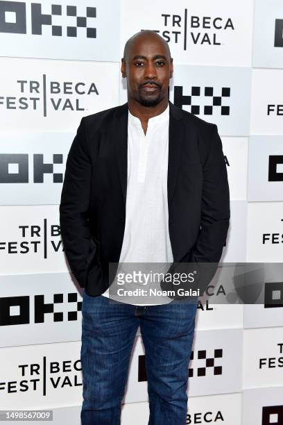 Woodside attends "The Perfect Find" World Premiere at Tribeca Film Festival at BMCC Tribeca Center of Performing Arts on June 14, 2023 in New York...