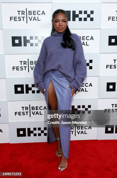 Ryan Destiny attends "The Perfect Find" premiere during the 2023 Tribeca Festival at BMCC Theater on June 14, 2023 in New York City.