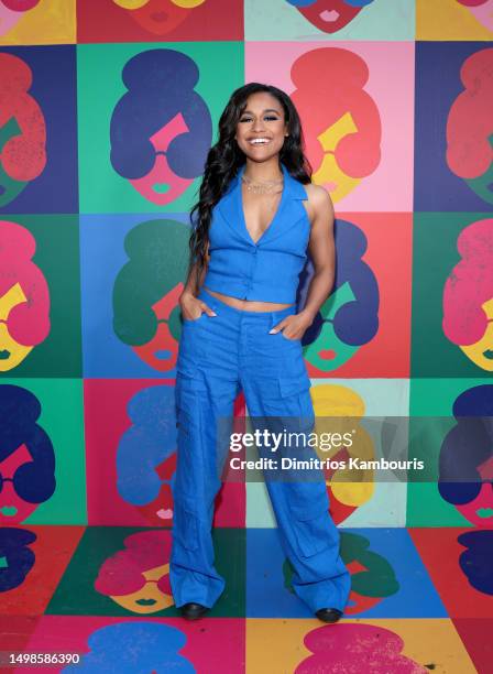 Ariana DeBose attends Camp Pride presented by alice + olivia by Stacey Bendet on June 14, 2023 in New York City.