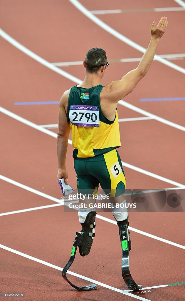 South Africa's double amputee runner Osc