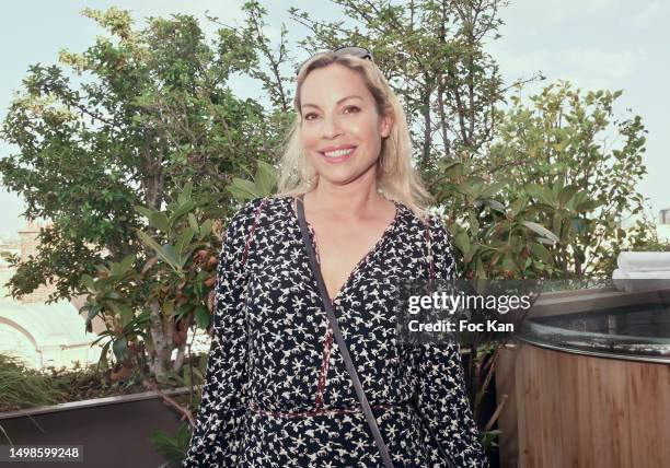 Charlotte Bouteloup attends Evok 2023 Literary Awards at Hotel on June 14, 2023 in Paris, France.