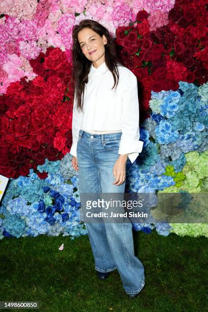 Katie Holmes attends Camp Pride presented by alice + olivia by Stacey Bendet on June 14, 2023 in New York City.