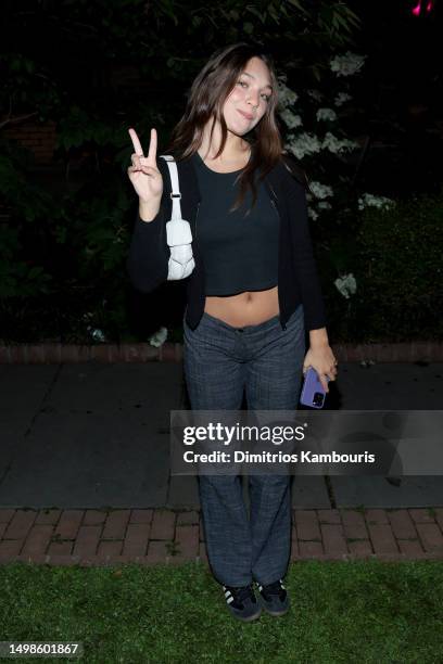 Maddie Ziegler attends Camp Pride presented by alice + olivia by Stacey Bendet on June 14, 2023 in New York City.