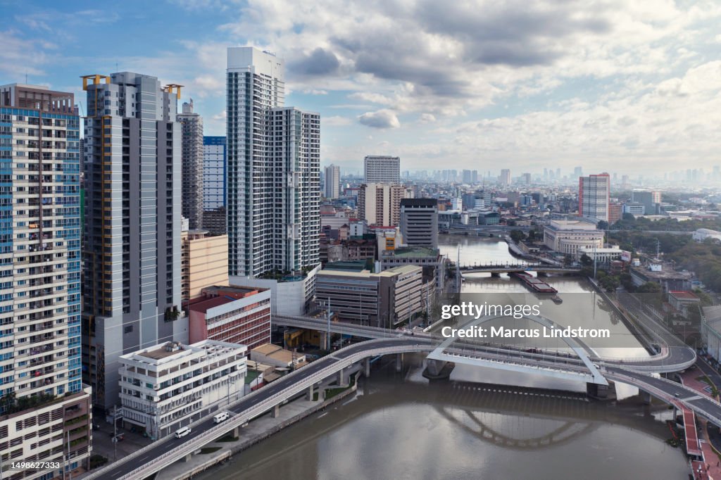 Binondo and Pasig river, Manila