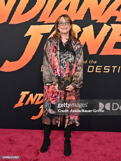 Karen Allen attends the Los Angeles Premiere of LucasFilms' "Indiana Jones and the Dial of Destiny" at Dolby Theatre on June 14, 2023 in Hollywood,...