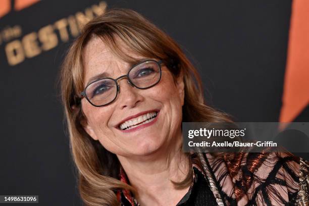 Karen Allen attends the Los Angeles Premiere of LucasFilms' "Indiana Jones and the Dial of Destiny" at Dolby Theatre on June 14, 2023 in Hollywood,...