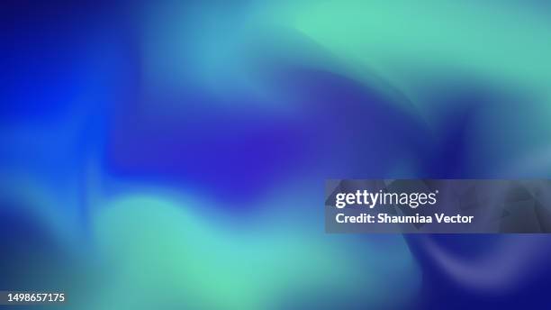 ilustrações de stock, clip art, desenhos animados e ícones de abstract dark blue blurred defocused gradient background with dynamic effect - aurora borealis