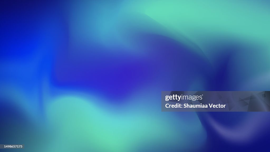 Abstract dark blue blurred defocused gradient background with dynamic effect
