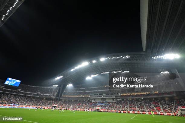 General view during the international friendly match between Japan and El Salvador at Toyota Stadium on June 15, 2023 in Toyota, Aichi, Japan.