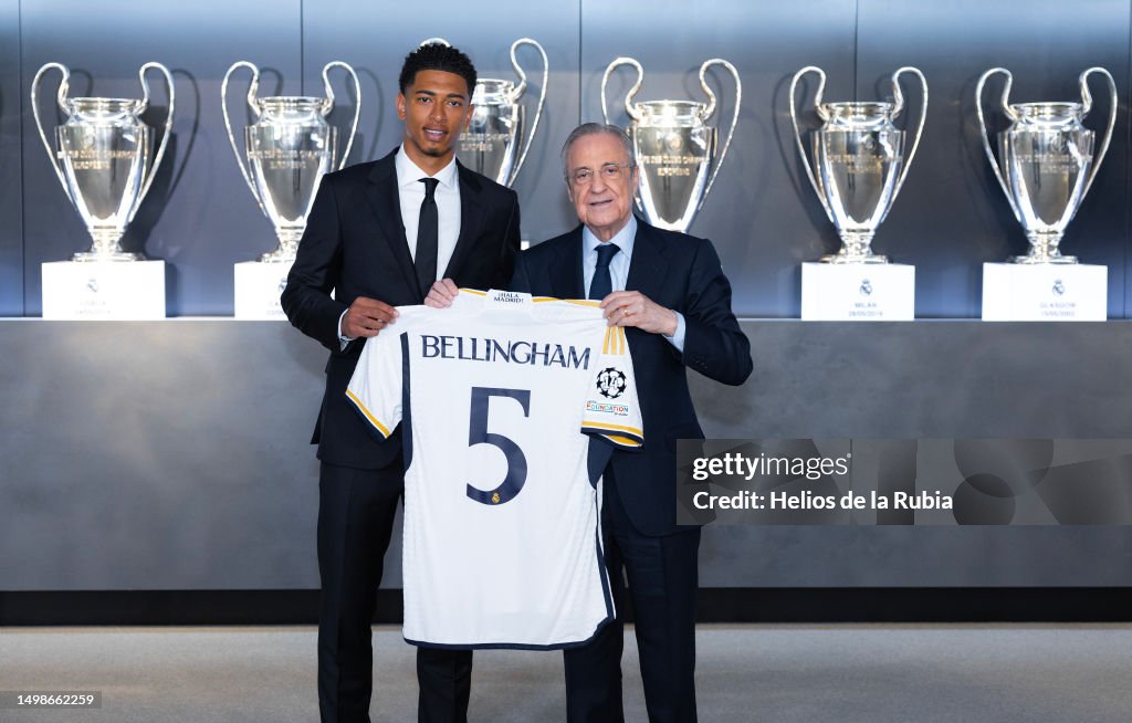 Real Madrid Unveil New Signing Jude Bellingham